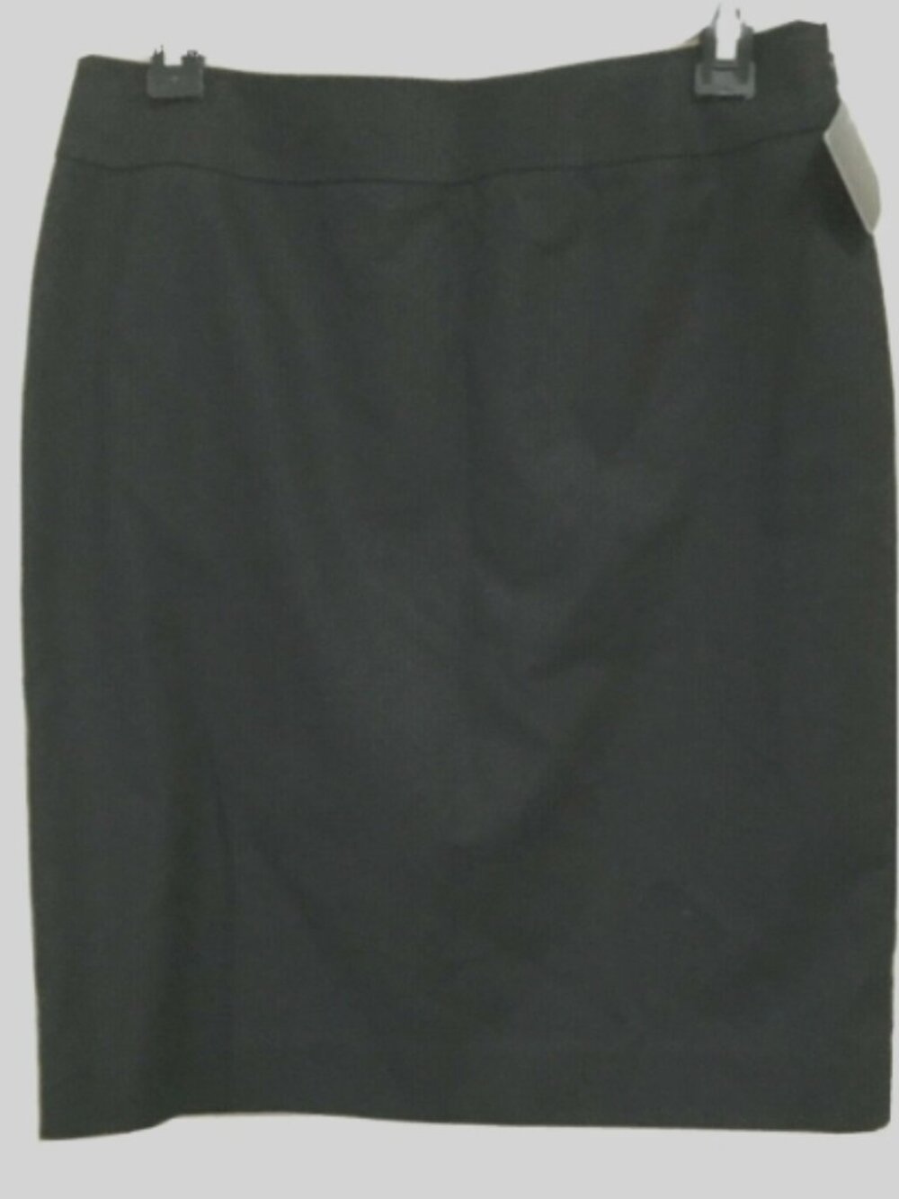 Halogen Women Size 6P Lined Straight Skirt Black Stretch Career Above Knee NEW